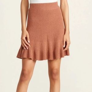 free people solid gold skirt